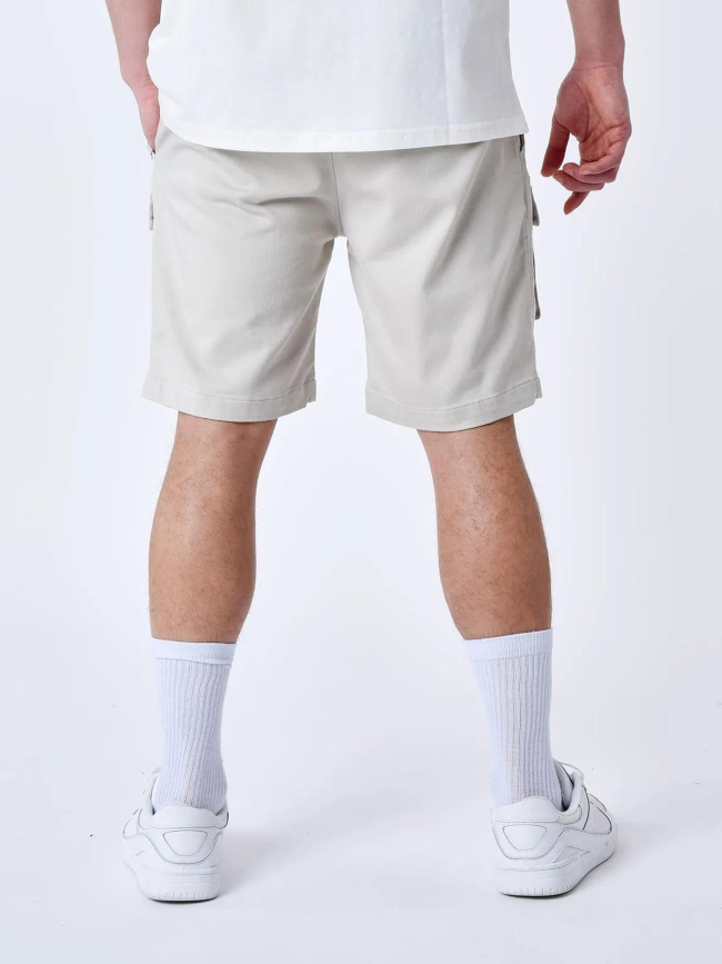 Short cargo uni beige homme - Project X Paris