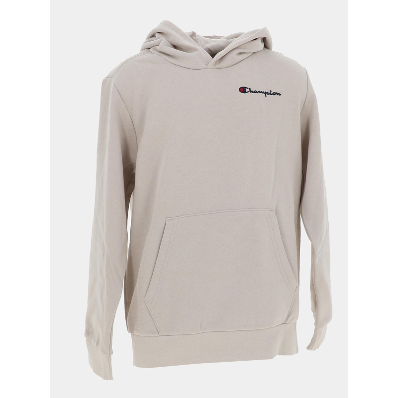 Sweat logo brodé beige enfant - Champion