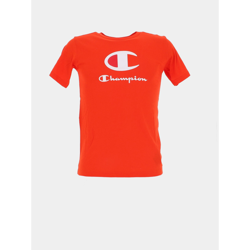 T-shirt crew neck logo orange enfant - Champion