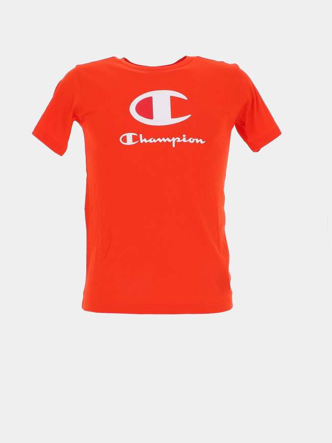 T-shirt crew neck logo orange enfant - Champion