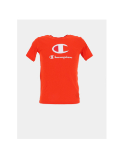 T-shirt crew neck logo orange enfant - Champion