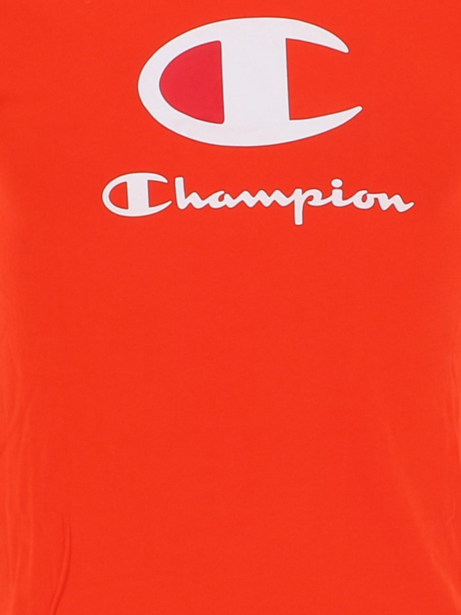 T-shirt crew neck logo orange enfant - Champion