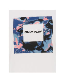 T-shirt aub-sky life blanc femme - Only Play