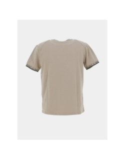 T-shirt logo pxp brodé beige homme - Project X Paris