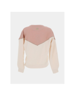 Sweat col rond lola écru femme - Happy and So