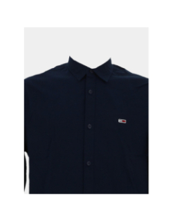 Chemise slim entry poplin bleu marine homme - Tommy Jeans