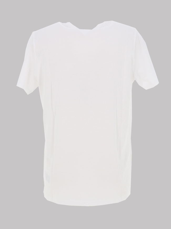 T-shirt slim linear logo blanc homme - Tommy Jeans