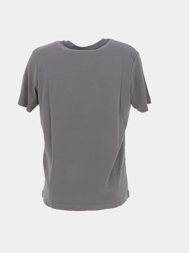 T-shirt uni logo brodé gris homme - Umbro