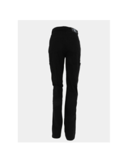 Pantalon droit cargo label noir femme - Calvin Klein Jeans