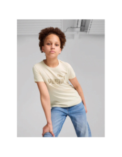 T-shirt essential imprimé animal graf beige enfant - Puma