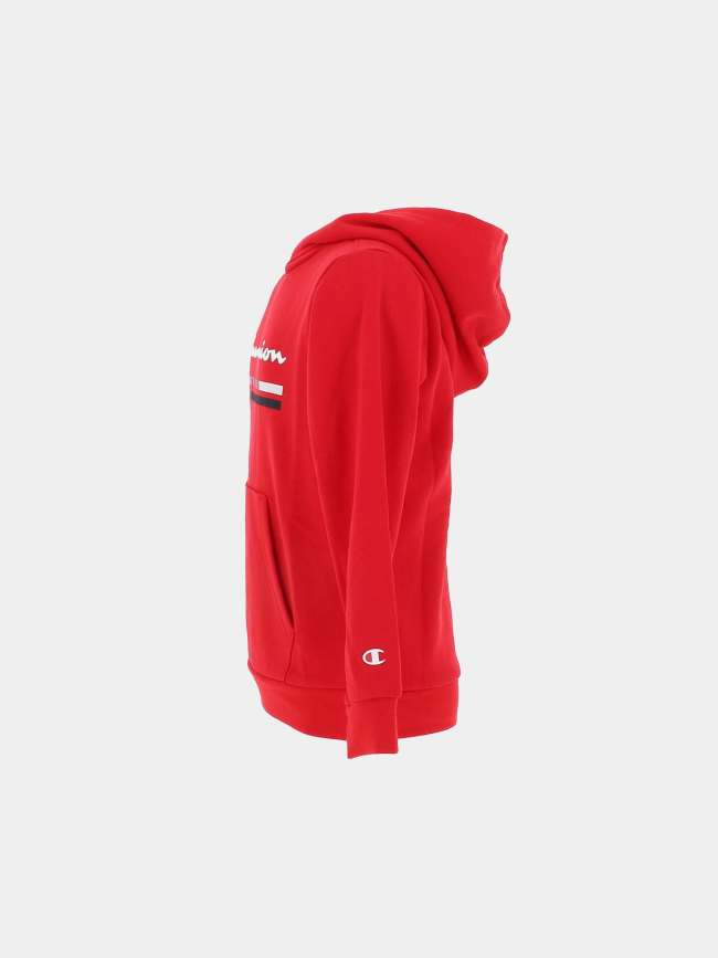 Sweat à capuche logo rouge enfant - Champion