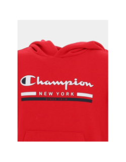 Sweat à capuche logo rouge enfant - Champion