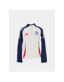 Sweat football 24/25 Olympique Lyonnais bleu enfant - Adidas