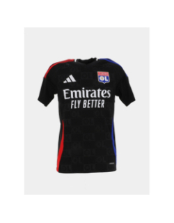 Maillot de football OL extérieur 2024-2025 noir homme - Adidas