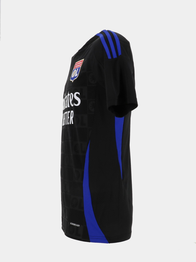 Maillot de football OL extérieur 2024-2025 noir homme - Adidas