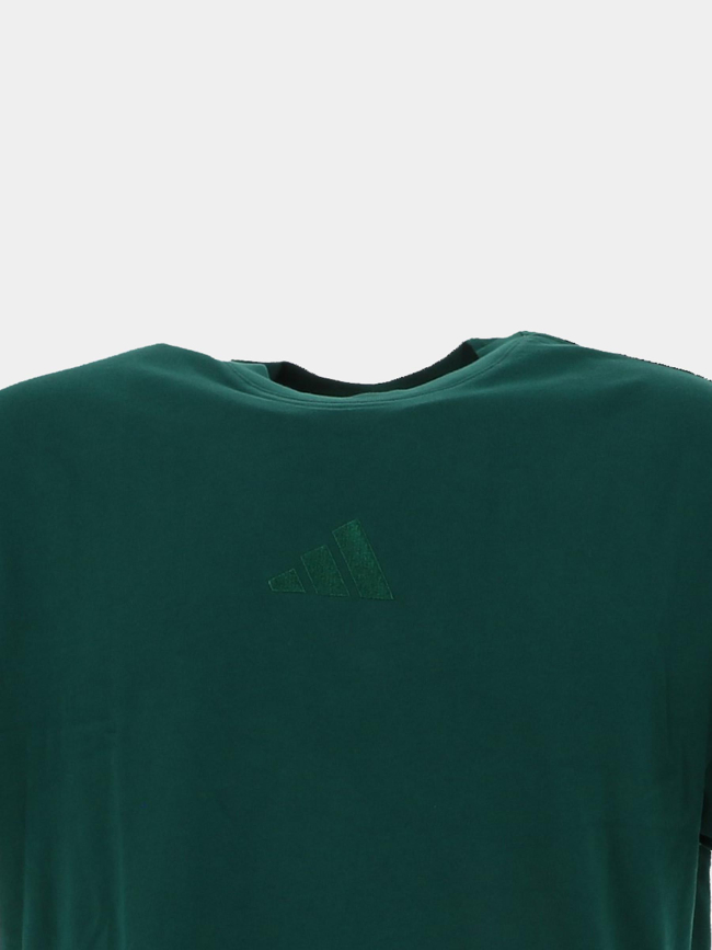 T-shirt logo brodé szn oversize vert homme - Adidas