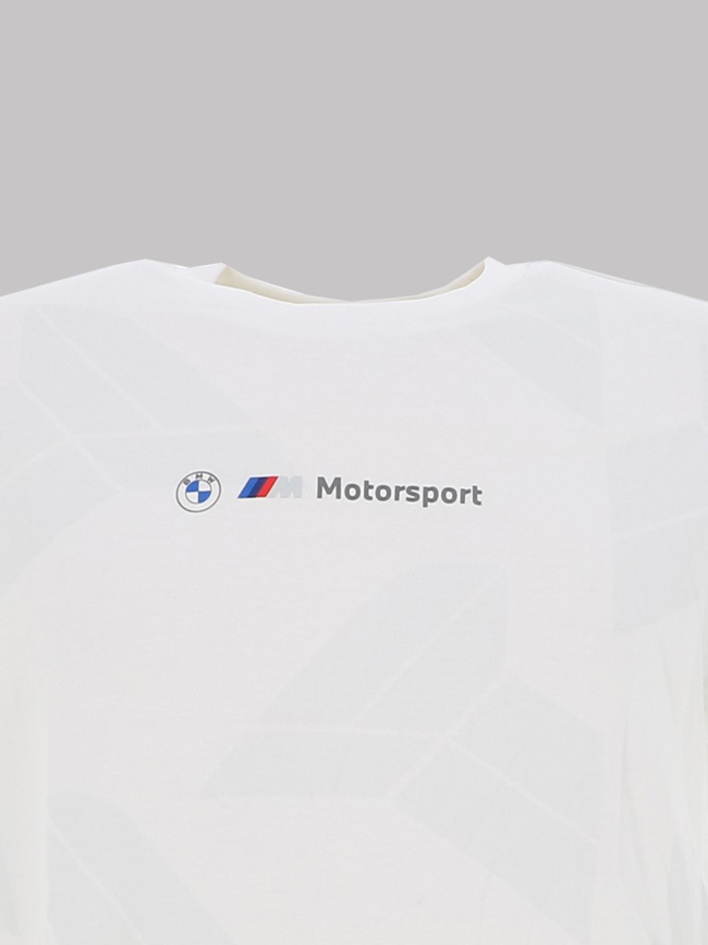 T-shirt bmw logo jaquard blanc homme - Puma