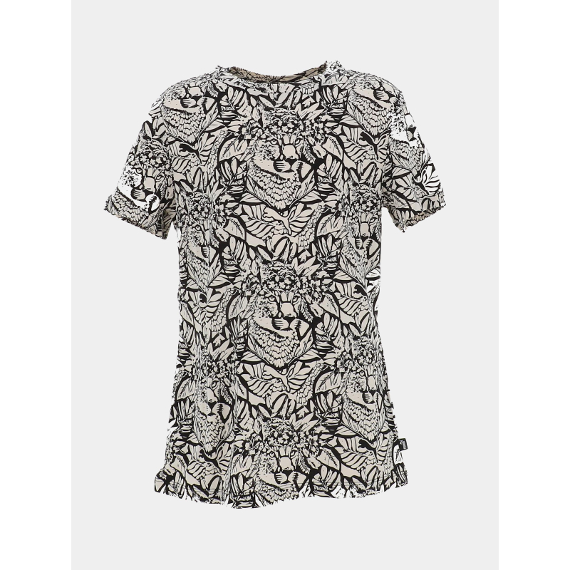 T-shirt ess+tropi beige noir fille - Puma