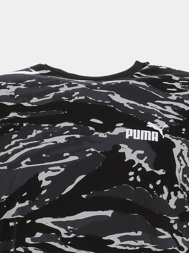 T-shirt essential camouflage noir homme - Puma