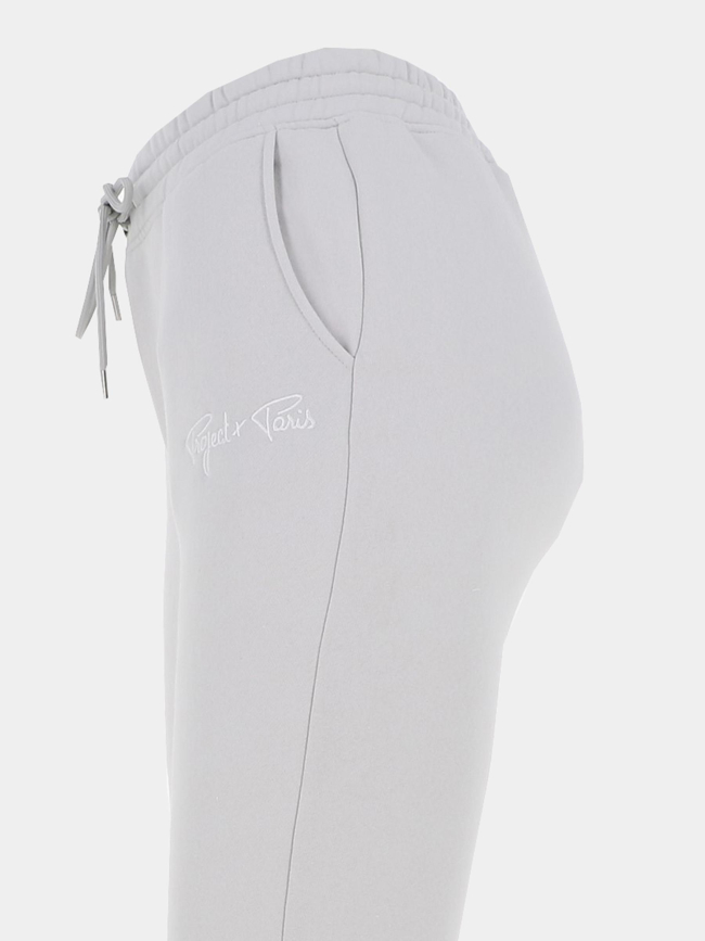 Jogging uni signature gris femme - Project X Paris