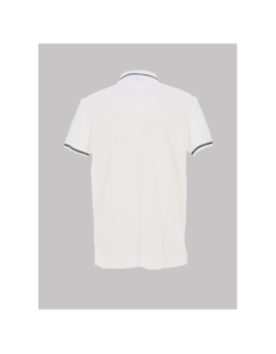 Polo regular tipping blanc homme - Tommy Jeans