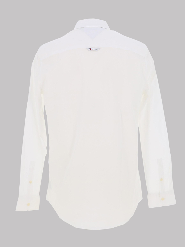 Chemise slim entry poplin blanc homme - Tommy Jeans