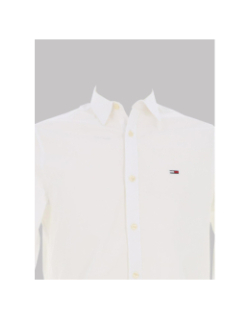 Chemise slim entry poplin blanc homme - Tommy Jeans