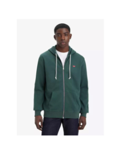 Sweat zippé à capuche original vert homme - Levi's