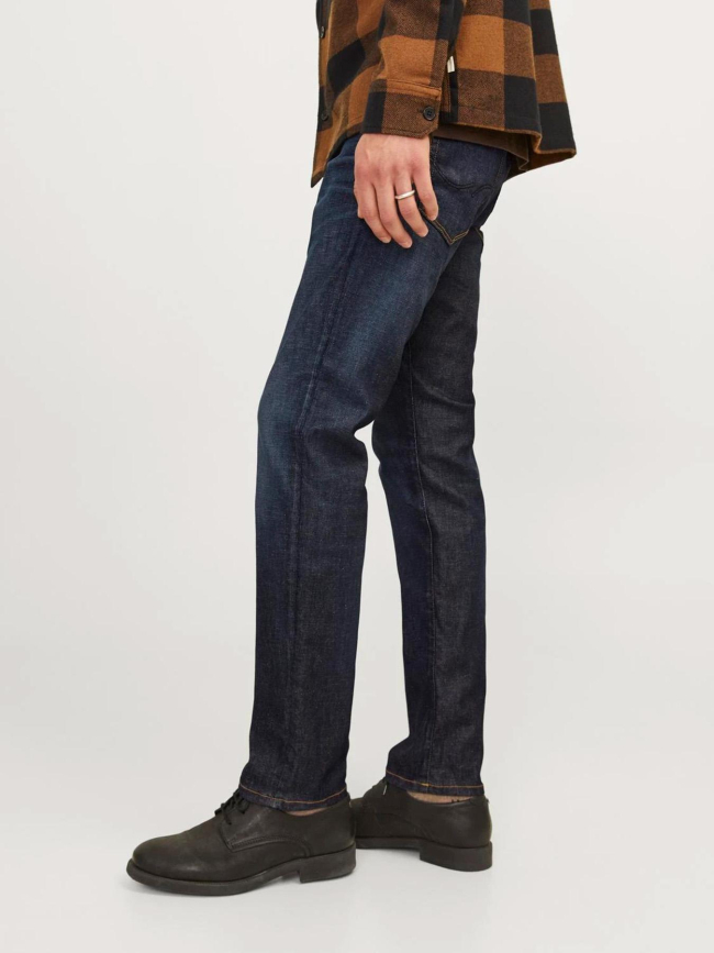 Jean slim glenn icon 919 bleu marine homme - Jack & Jones