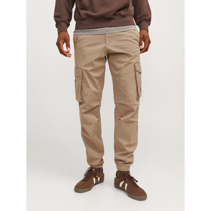 Pantalon cargo kane noah marron homme - Jack & Jones