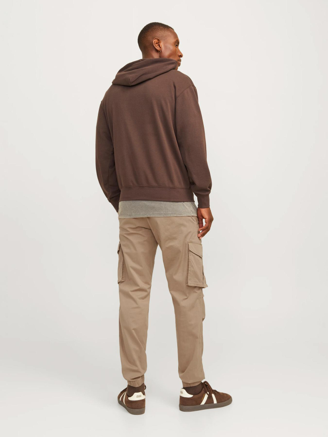 Pantalon cargo marron homme sale