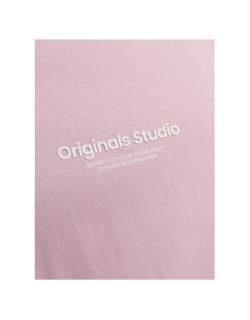 T-shirt imprimé originals studio rose homme - Jack & Jones