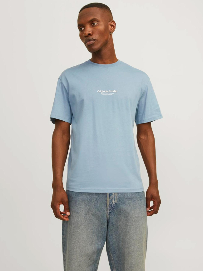 T-shirt imprimé originals studio bleu homme - Jack & Jones