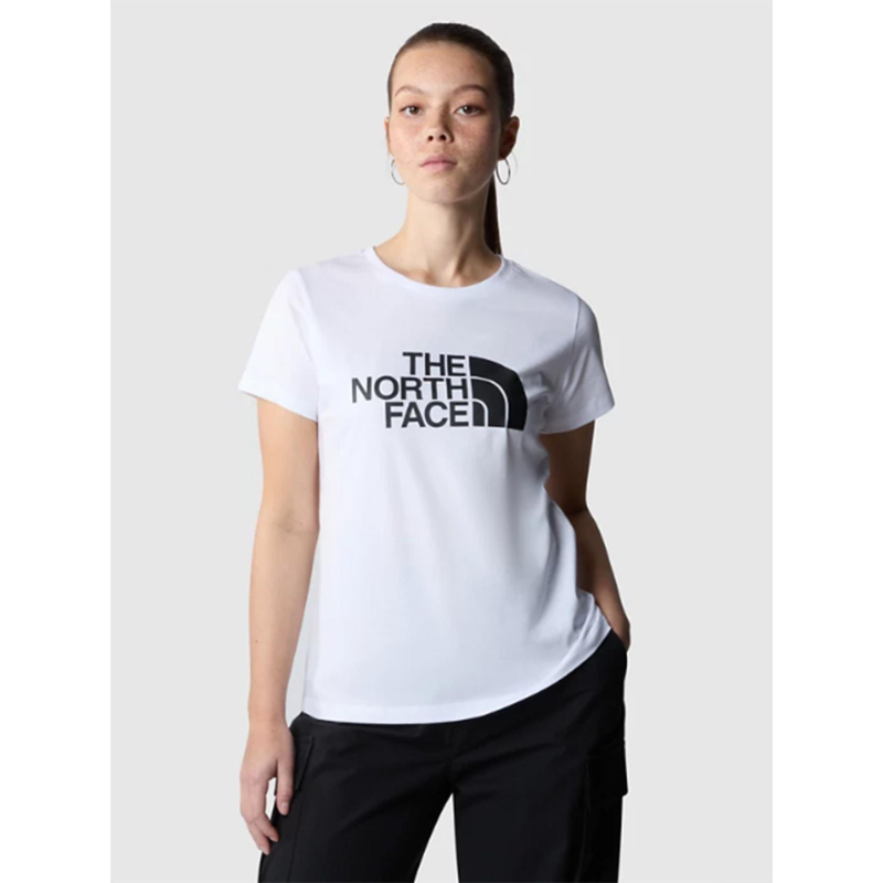 T-shirt easy logo blanc femme - The North Face