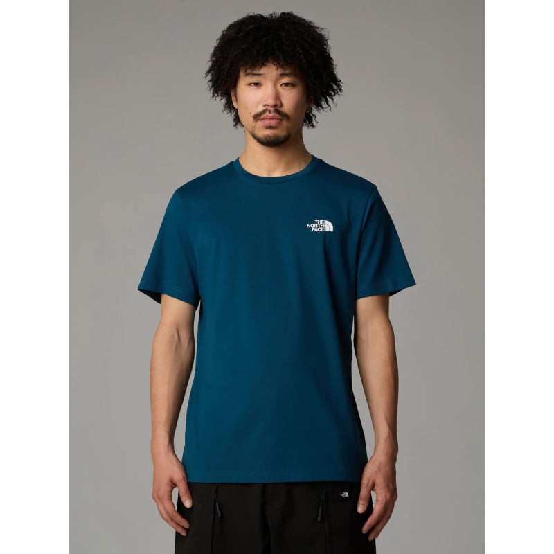 T-shirt simple dome bleu pétrole homme - The North Face