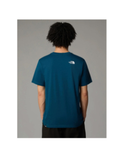 T-shirt simple dome bleu pétrole homme - The North Face