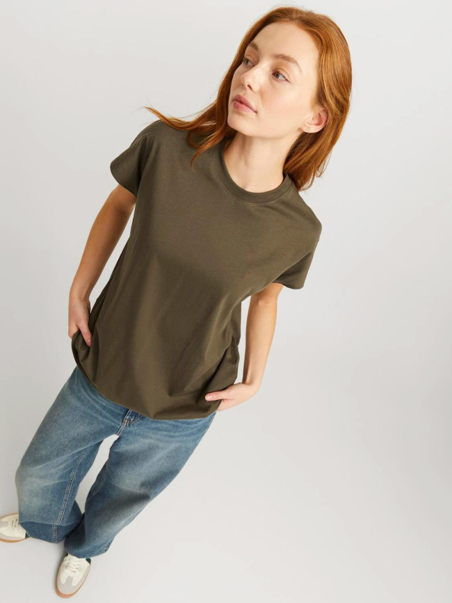 T-shirt astrid kaki femme - JJXX