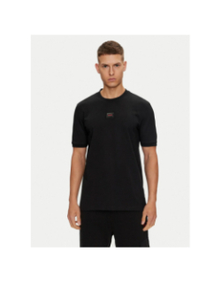 T-shirt uni diragolono noir homme - Hugo