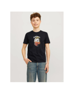 T-shirt joreseven noir garçon - Jack & Jones