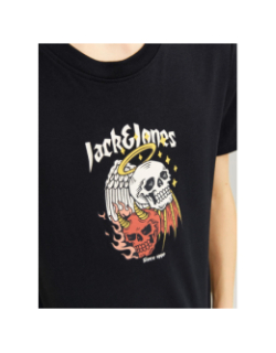 T-shirt joreseven noir garçon - Jack & Jones