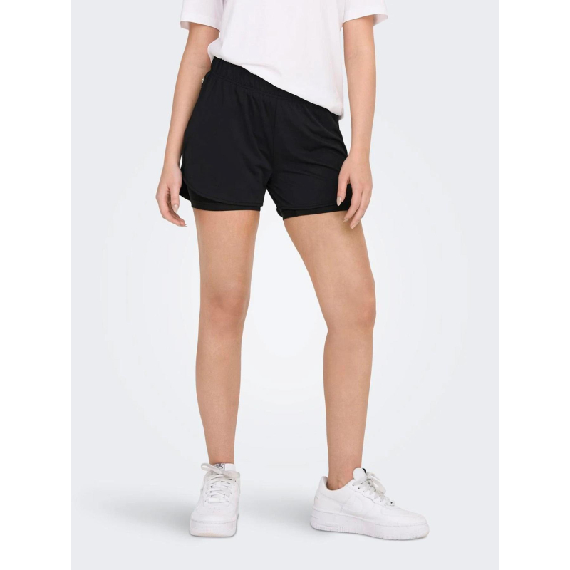 Short de sport mila noir femme - Only Play