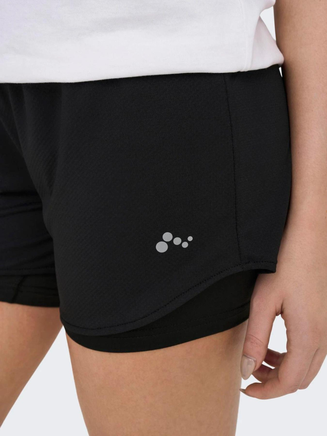 Short de sport mila noir femme - Only Play