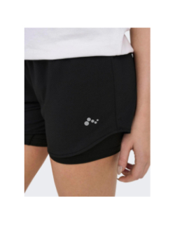 Short de sport mila noir femme - Only Play