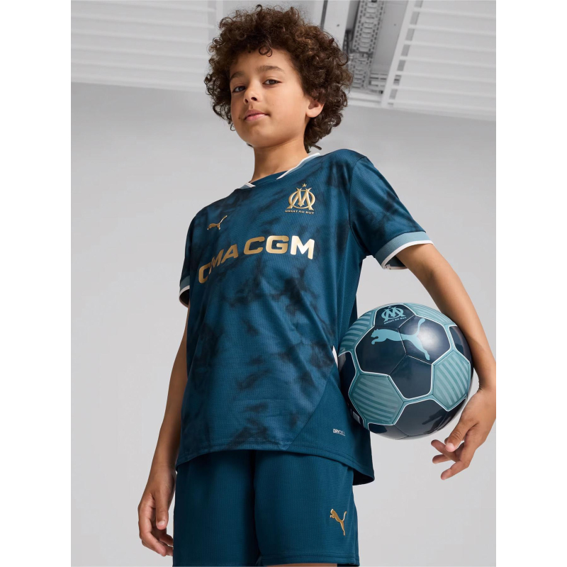 Maillot de football OM extérieur 24/25 bleu enfant - Puma