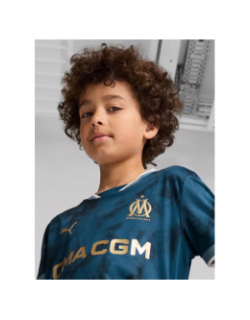 Maillot de football OM extérieur 24/25 bleu enfant - Puma