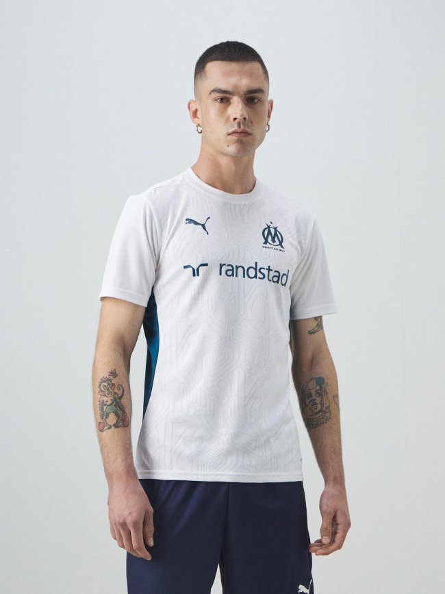 Maillot de football OM training 24/25 blanc homme - Puma