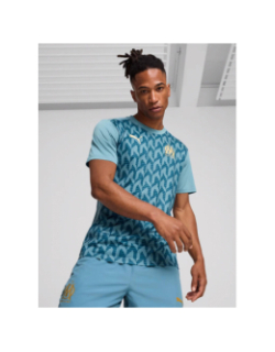 Maillot de football OM pré match 24/25 turquoise homme - Puma