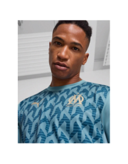 Maillot de football OM pré match 24/25 turquoise homme - Puma