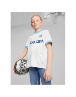 Maillot de football OM domicile 24/25 blanc enfant - Puma