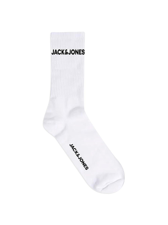 Pack de 5 paires de chaussettes basic logo blanc - Jack & Jones